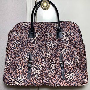 Leopard Print Weekender Travel Bag